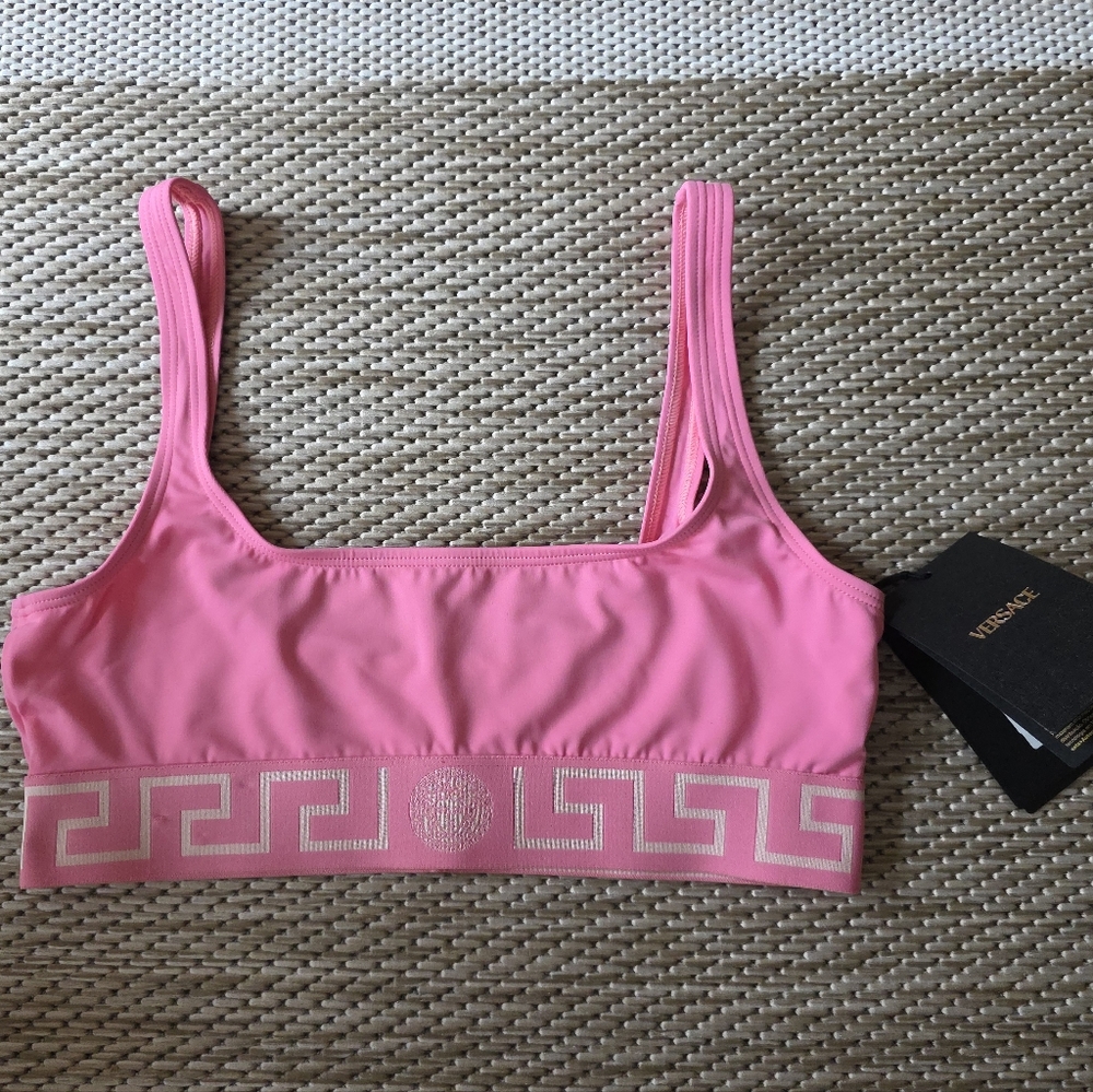 Versace Pink Sports Bra